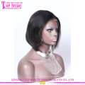 Venda quente brasileiro cabelo humano remy lace front bob perucas